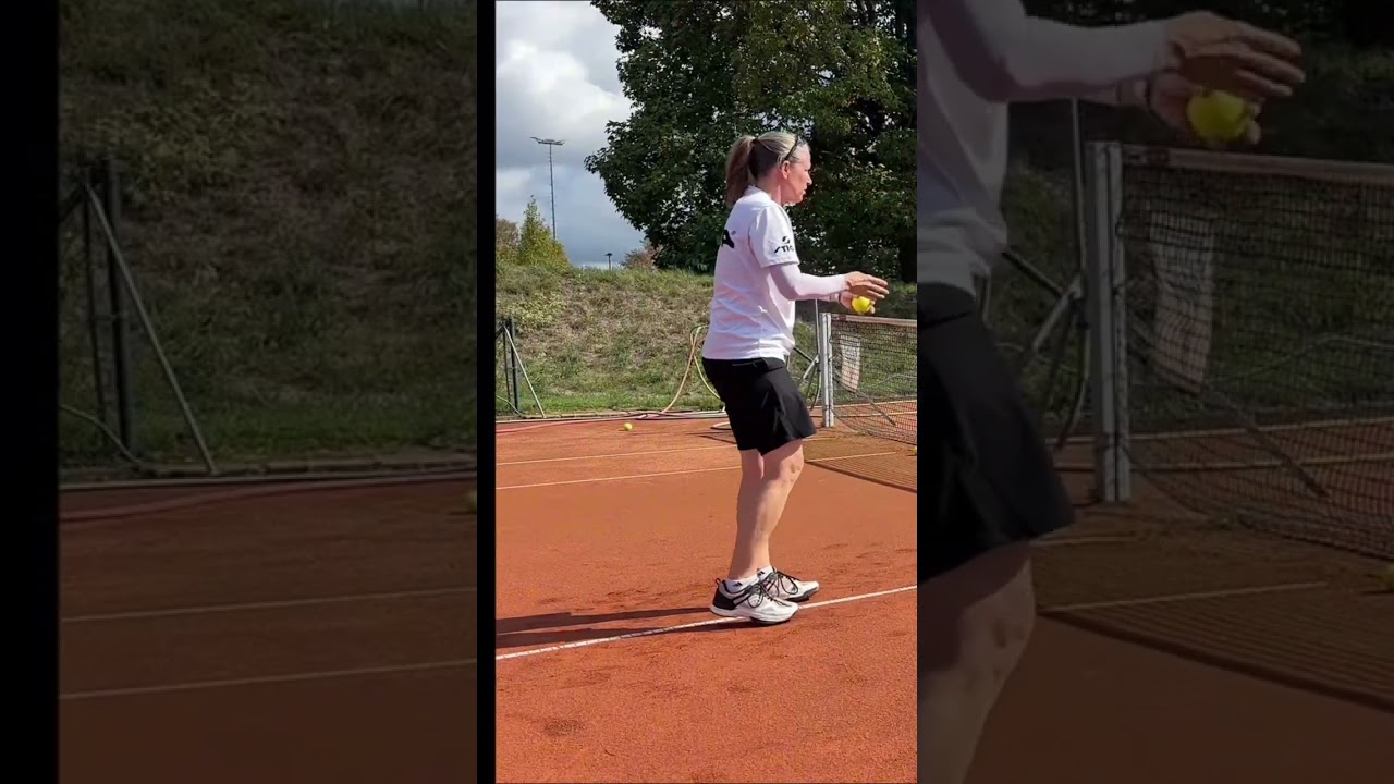 Volley #tennisfootwork drill
