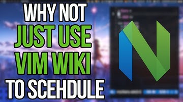 VimWiki Diary: Who Needs Scheduling App When You Have Vim