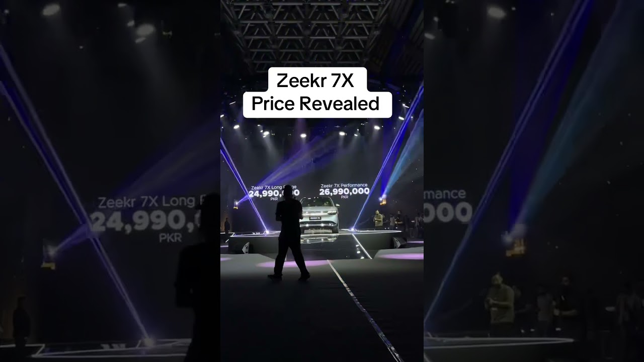 Zeekr 7X variant prices now revealed. 