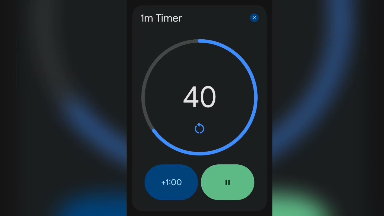 One Minute (60 Sec ) Countdown/Alarm/Timer