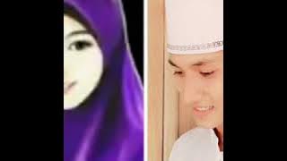 Balasan adek berjilbab ungu by talita