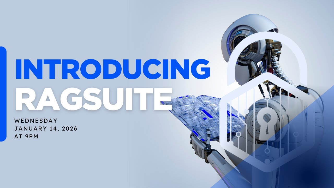 INTRODUCING RAGSUITE - From Raw Database to Clear Text Insights - YouTube