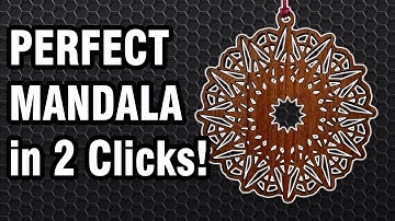 Create Stunning Mandalas for Laser Cutting with Zero Design Skills!