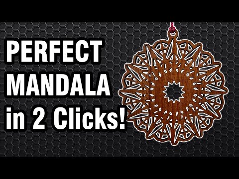 Create Stunning Mandalas for Laser Cutting with Zero Design Skills!