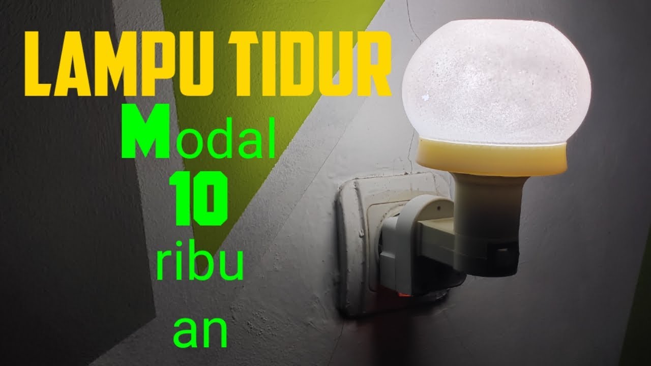 Membuat lampu  tidur  dari  wadah hand body lotion YouTube