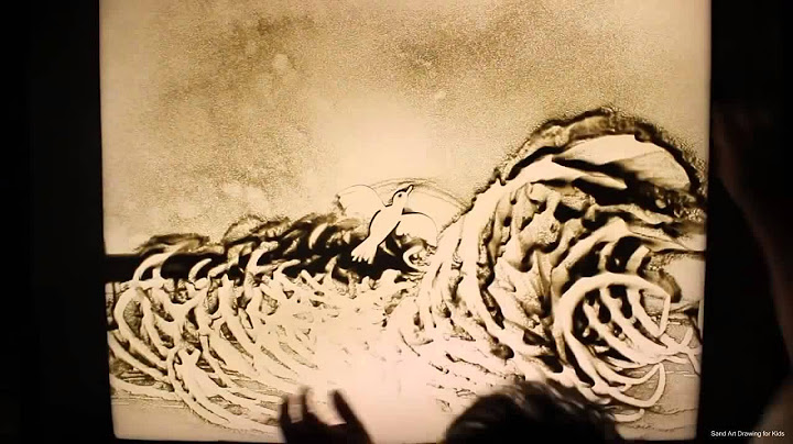 sand art by Fatmir Mura-Love (disegni con la sabbia) | Sand Art for Kids