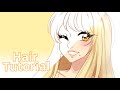 [Tutorial] How I Draw and Color Hair 💇🏼‍♀️
