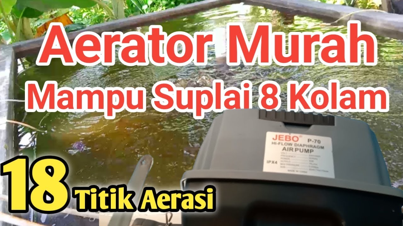 INI DIA ‼️AERATOR MURAH 8 KOLAM 18 TITIK AERASI DI SIKAT HABIS SAMA DIA,MANTAP