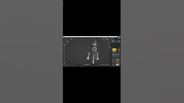 Blender Low Poly Rocket | Particle systems | Blender Shorts | CGI Elements
