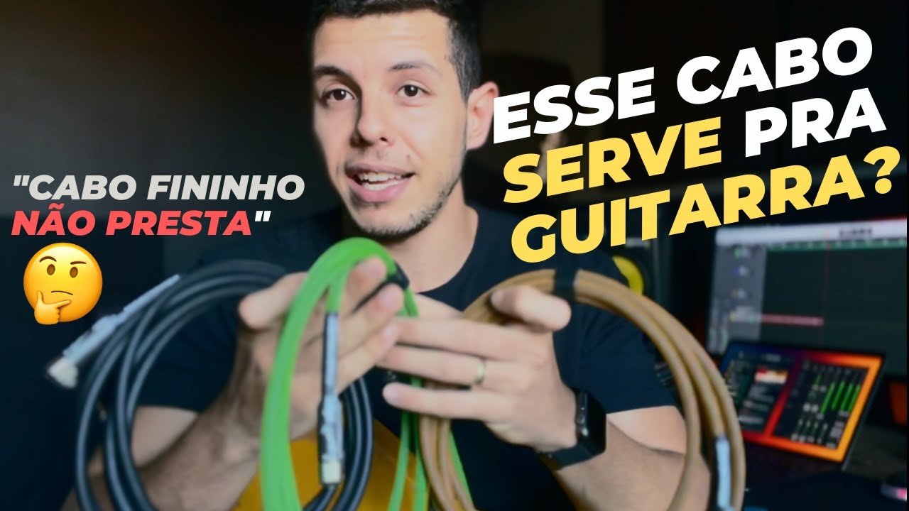 Qual é o melhor tipo de cabo pra guitarra I Harmonas Cables