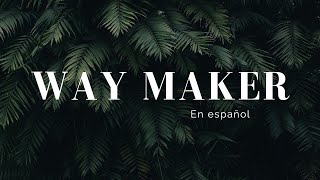 Miniatura del video "Way Maker - Centro de Vida & Priscilla Bueno (Letra)"