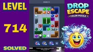 Drop Escape – Level 714 | Walkthrough