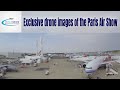 Exclusive drone images of the paris air show