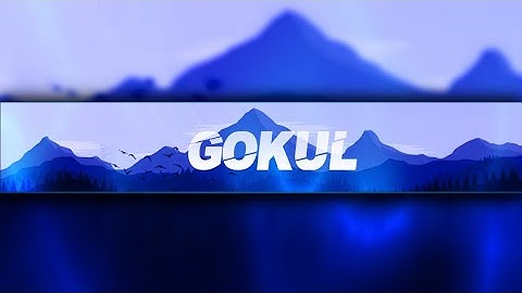 How To Make A Cool YouTube Banner On Android || PS Touch