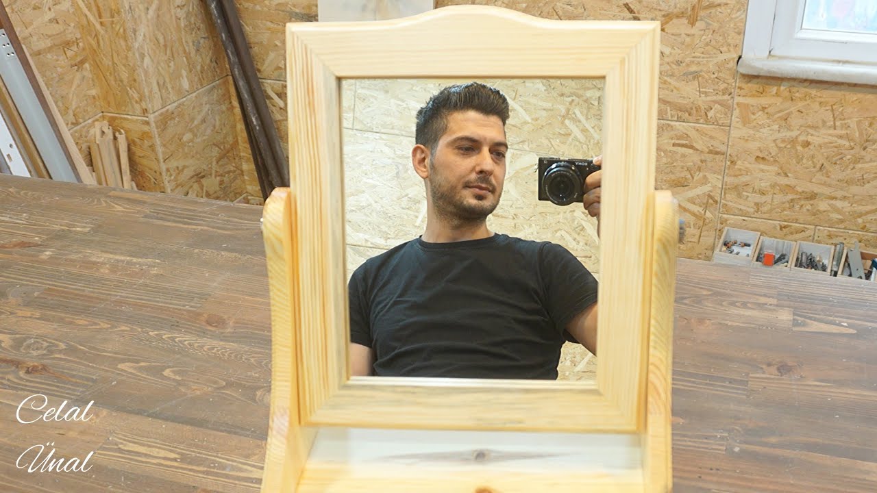 Деревянный регулируемый зеркальный ящик / Зеркальная шкатулка / Деревообработка своими руками