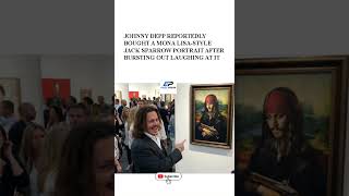 Johnny Depp laughed so hard he bought it. 😂🖼️#Johnny Depp #Jack Sparrow#short