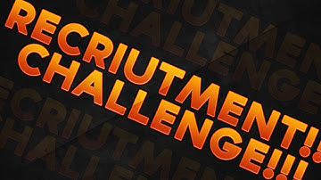 !!! RECRIUTMENT CHALLENGE !!!