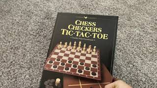 Cardinal Classics: Chess Checkers and Tic-Tac-Toe Set Box - Tabletop Board Review screenshot 5