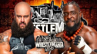 OBA FEMI VS BRAUN STROWMAN! WWE 2K26 DREAM MATCH 👊🔥