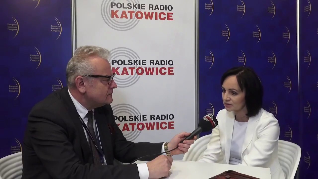 Joanna Erdman wiceprezes ING Banku Śląskiego na EKG 2018 w Polskim Radiu Katowice. 16.05.2018. katowice 2015 stickers