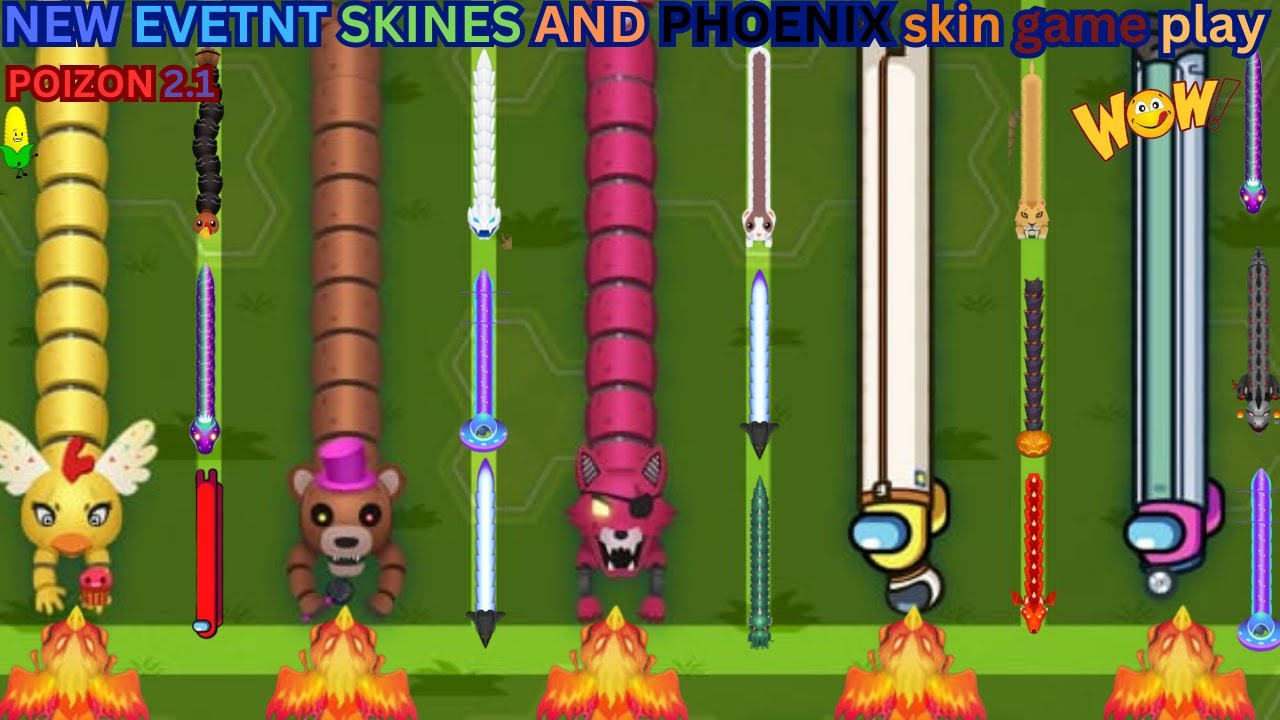 snake. io 🐍 all bosses skin collection 🐍 