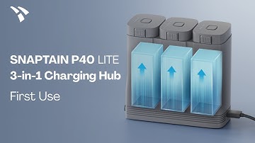 SNAPTAIN P40 LITE 3-IN-1 Charging Hub First Use