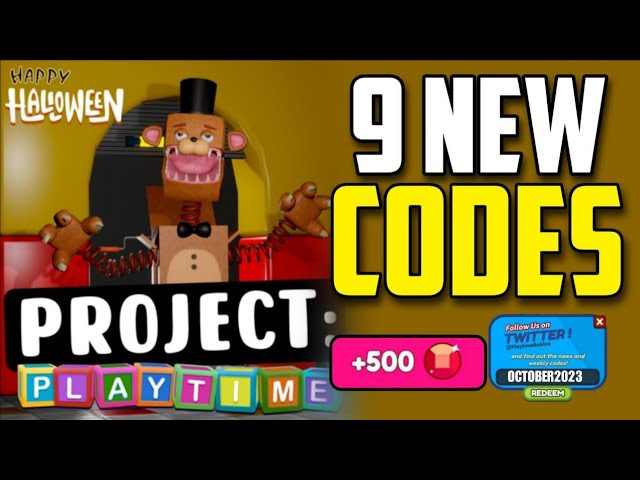 Roblox PROJECT: Playtime Multiplayer Codes (December 2023