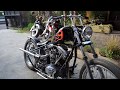 73`Shovel Chopper Fired up and running