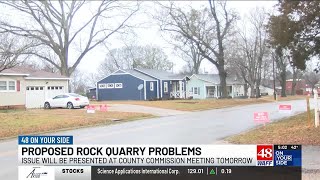 Belle Mina residents hoping county leaders object proposed rock quarry ahead of county commission...