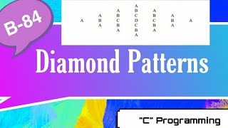 Diamond Pattern in C programming