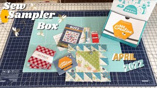 April 2022 Sew Sampler Box Unboxing