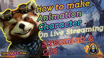 How to Create Animated Characters on gaming live stream Face Rig |Animaze software by Face Rig in BD