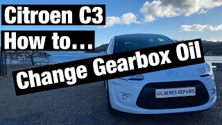 Citroen C3 Gearbox Oil Change