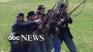 Civil War reenactments grow in popularity in wake of 2020 protests l ABCNL