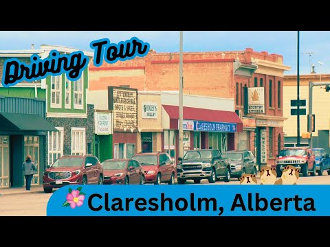 Driving Tour: Claresholm, Alberta  | Rural Southern Alberta Town that is Active!