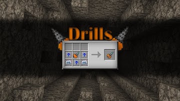 Drills in vanilla minecraft! 1.8
