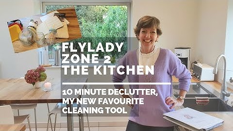 10 minute declutter in the kitchen (Flylady Zone 2) and my new favourite cleaning tool!