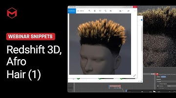 Redshift 3D, Afro Hair 1