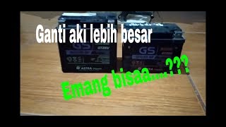 Tutorial // Cara Mengganti Aki Motor Supra X125