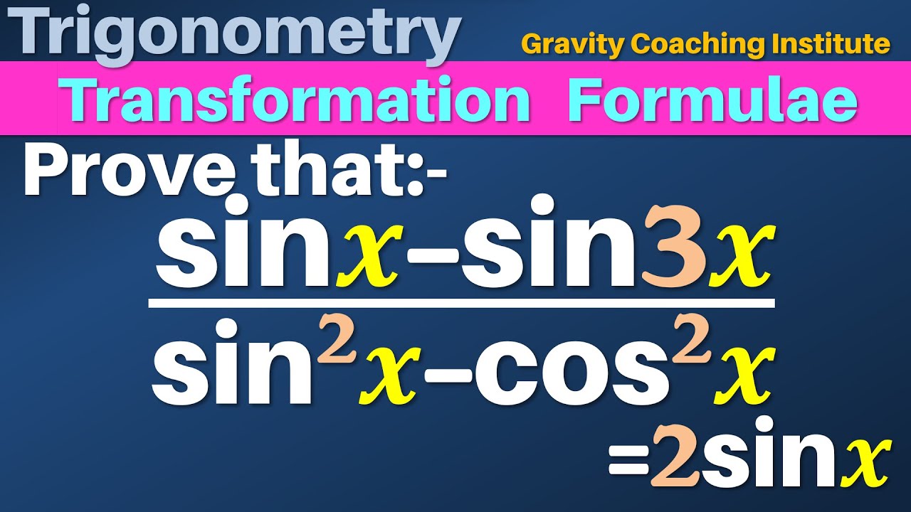 Prove That sin x sin 3x sin 2 x cos 2 x 2 Sin x Sin X Sin prove-that-sin-x-sin-3x-sin-2-x-cos-2-x-2-sin-x-sin-x-sin