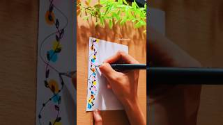 border design for school project #shorts #youtubeshorts #borderdesign