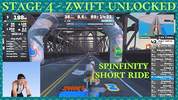 SPINFINITY | Pre-race verkenning voor etappe 4 van Zwift ontgrendeld