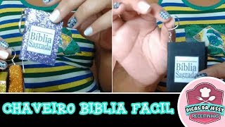 LEMBRANCINHA/CHAVEIRO DE BÍBLIA SIMPLES E BARATO ♥ Jessy Lino