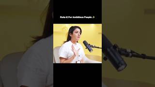 Rule For Truly Ambitious People Ft. Jasmine Sandlas #shorts