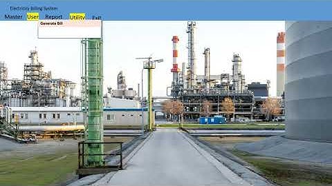 Electricity Billing System Project in C#