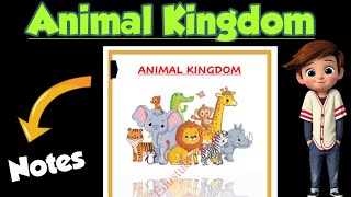 | Animal Kingdom |Best Handwritten Notes |Class 11| Biology | Ch-4 notes| @Edustudy point