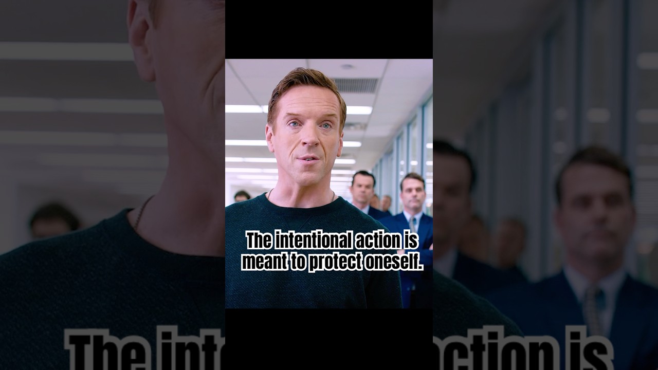 The intentional action is meant to protect oneself. 