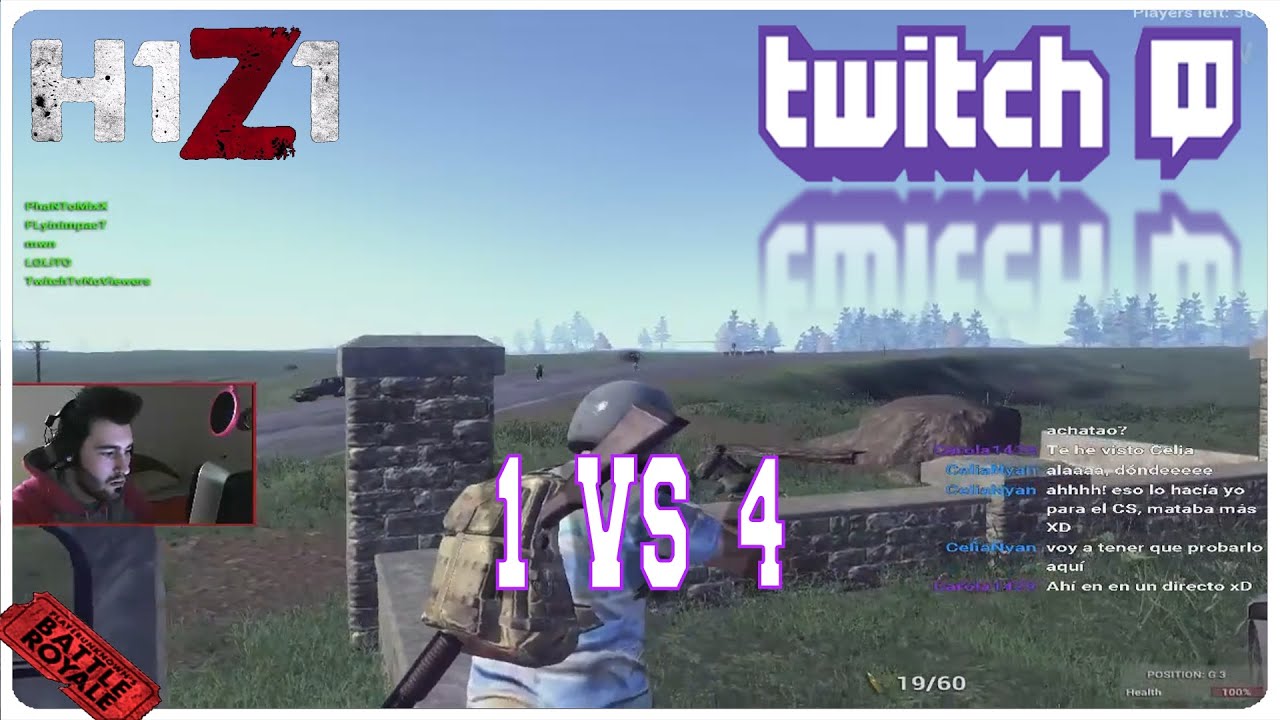 TWITCH - 1 vs 4 - H1Z1