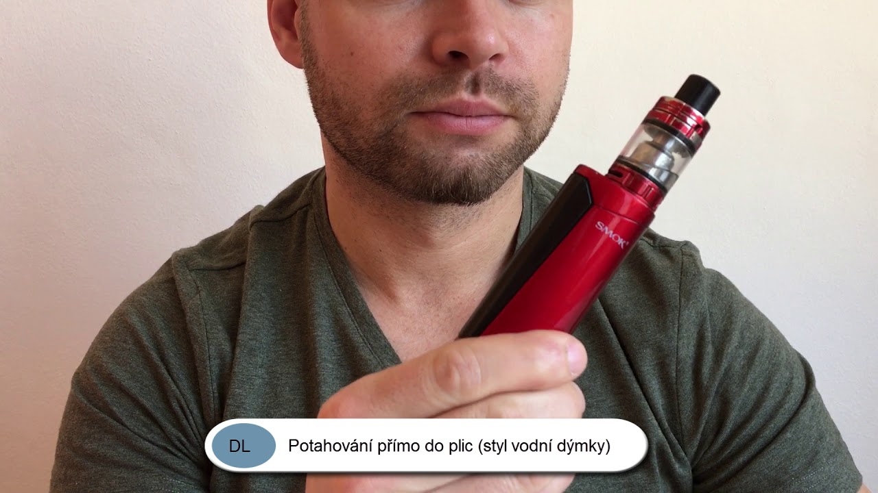 Rozdíly potahování z e-cigarety stylem MTL a DL