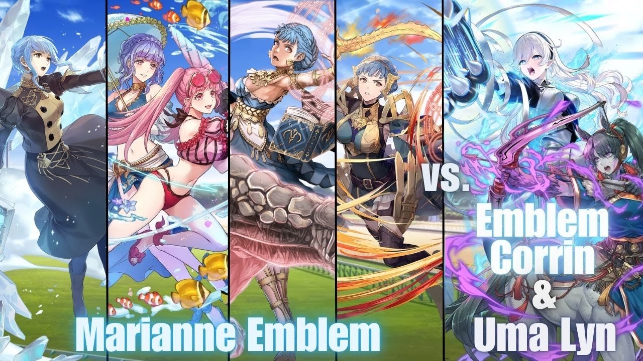 Marianne Emblem vs. Emblem Corrin & Shadows Lyn Abyssal! [FEH] - YouTube